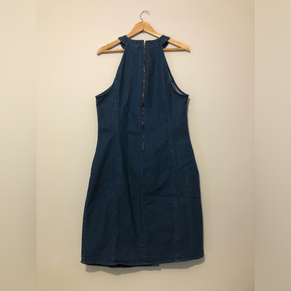 ashley stewart blue dresses Plus Size Embellished A Line Dress, Victoria Blue, 22/24